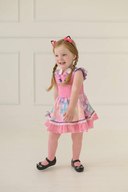 Kitty bow cat ear headband