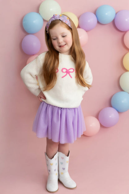 Confetti hearts embroidered cowboy boots