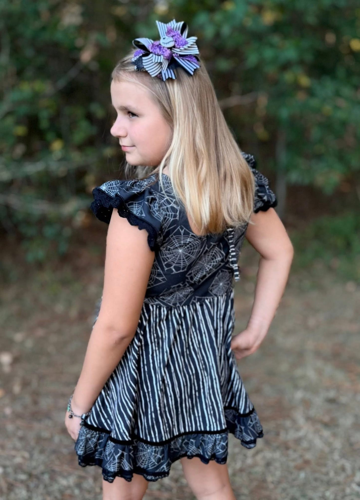 Pumpkin King hair bows