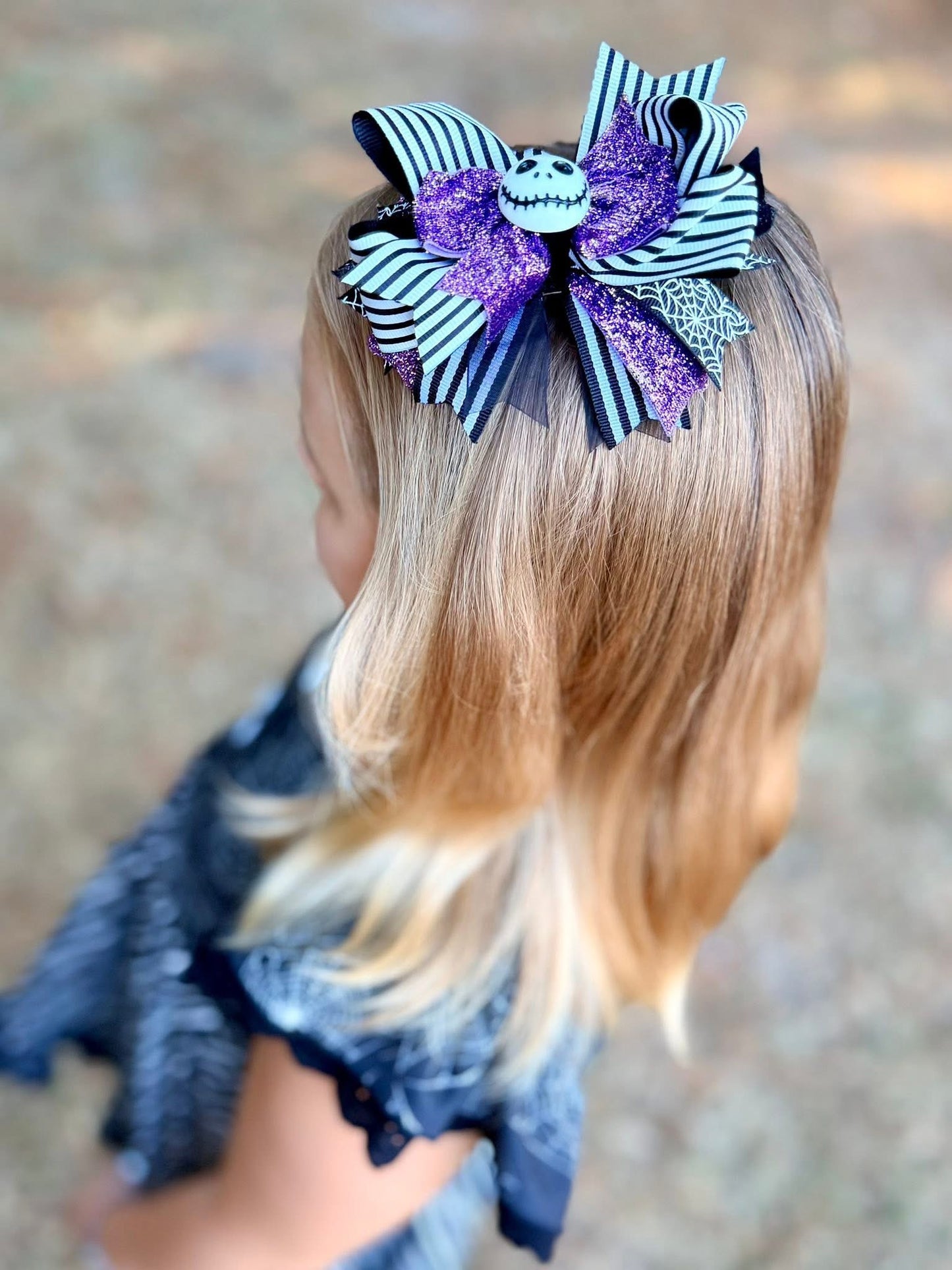 Pumpkin King hair bows