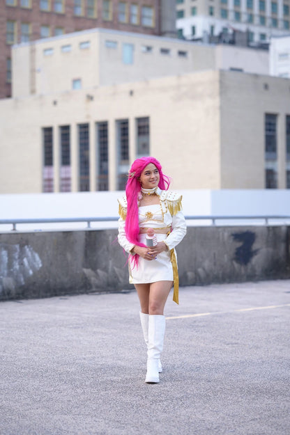 Kpop cosplay costume sets white