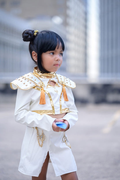 Kpop cosplay costume sets white