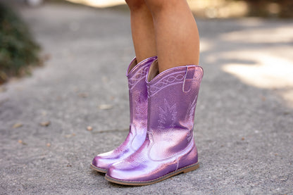 Kacey Metallic cowboy boots