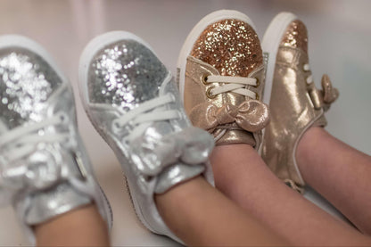 Malia Shimmer Bling Sneakers