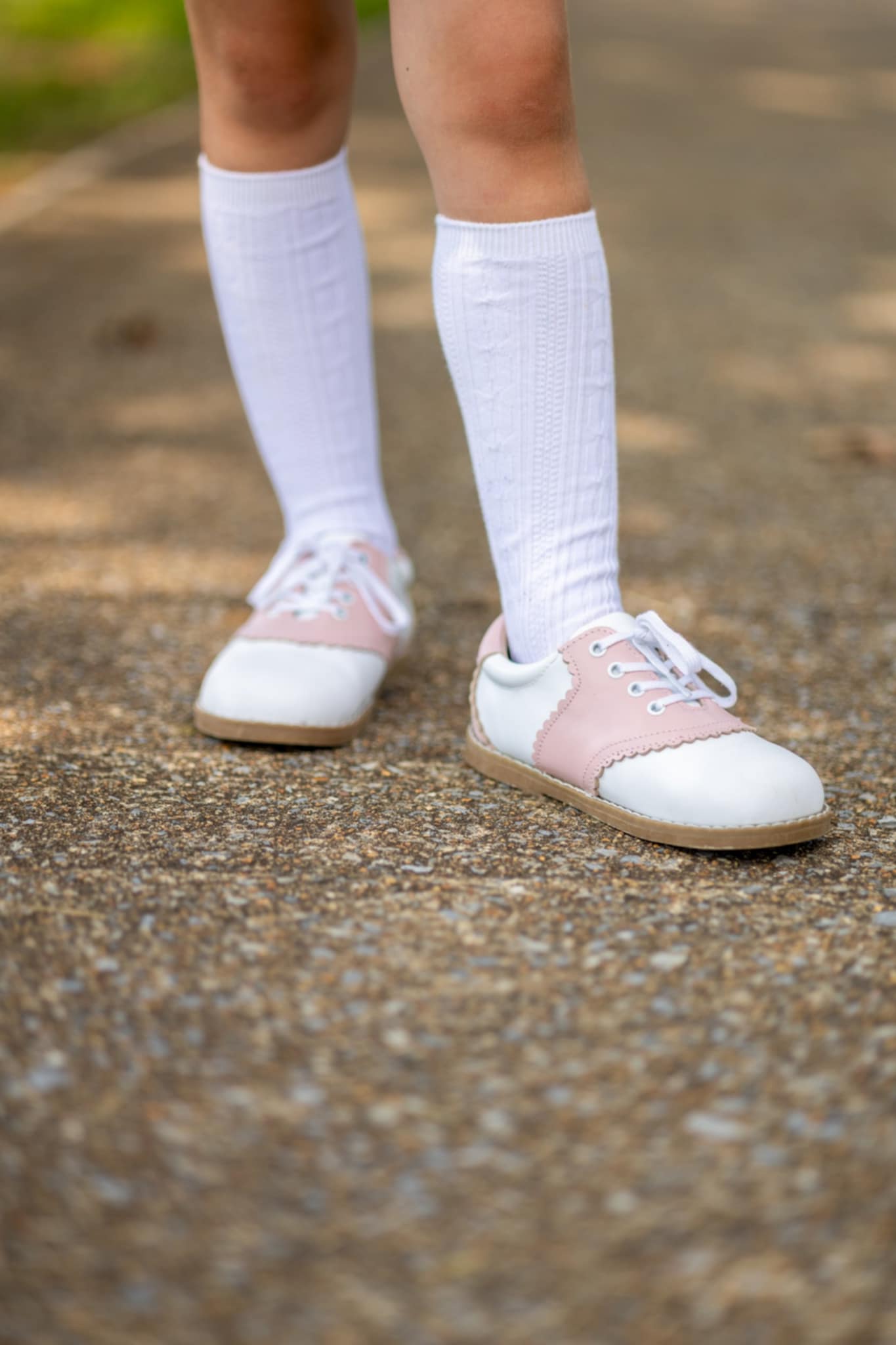 Saddle sweetheart girls vintage shoe