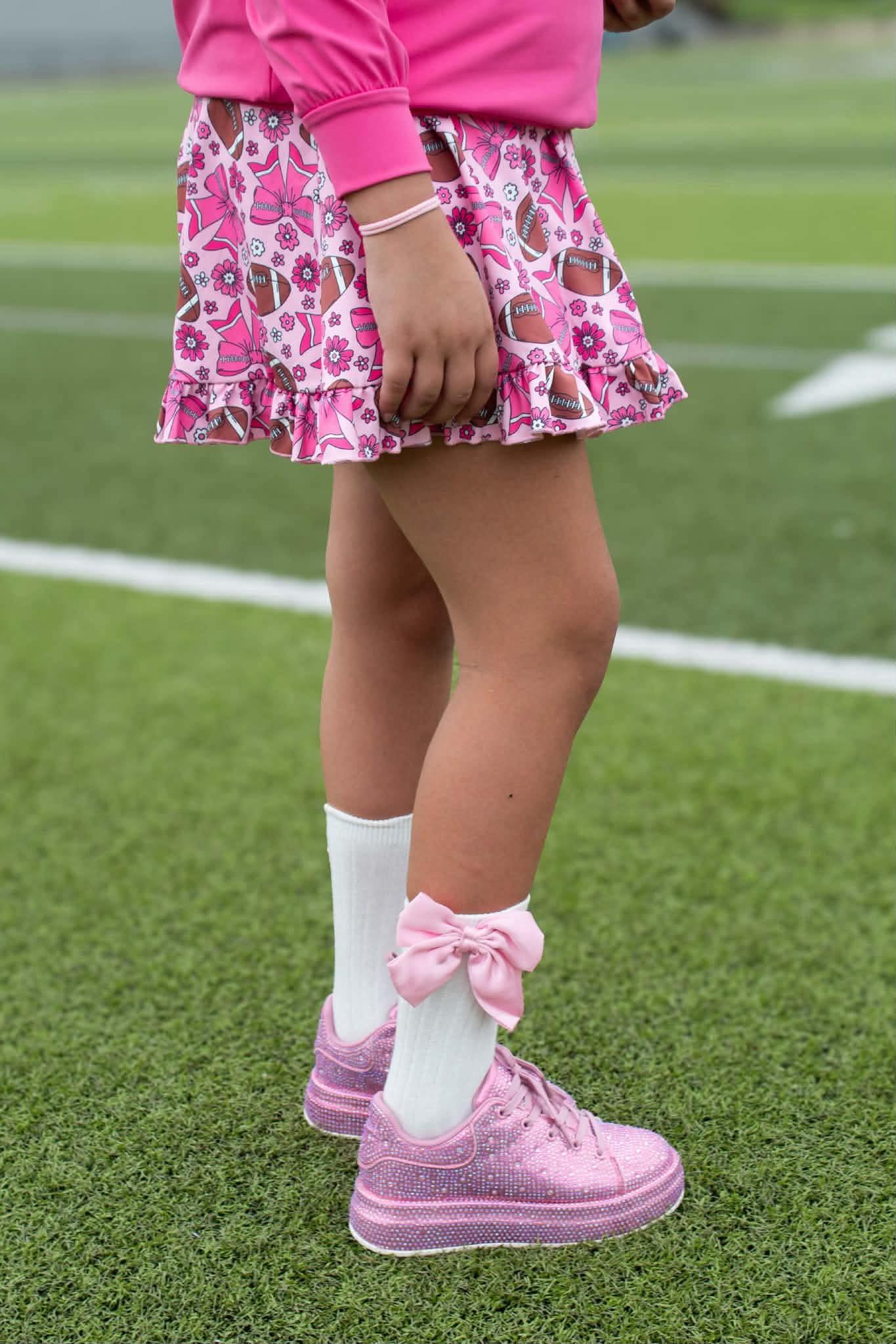 Sparkle Platform Rhinestone Girl's Sneakers