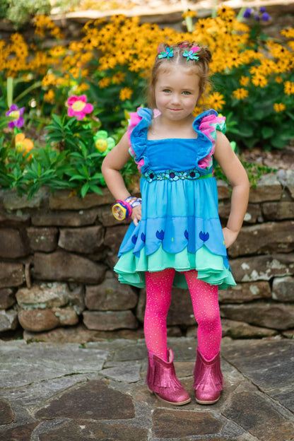 Clementine Fringe cowboy booties (glitter and solid)