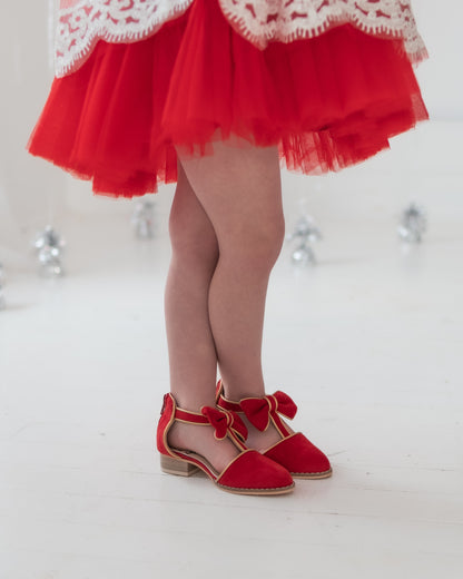 Scarlet sweetheart heels - Ready to ship