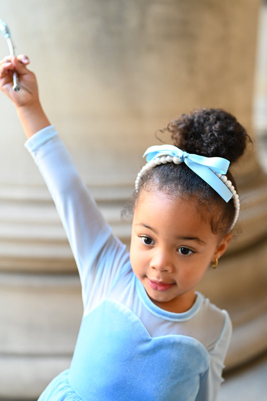 Pearl bow headband