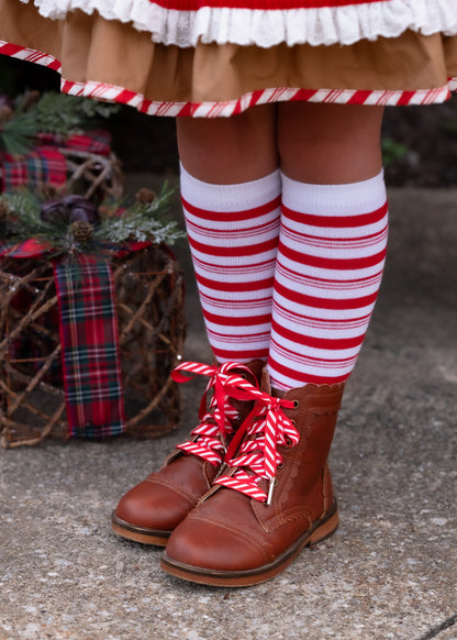 Custom Peppermint shoelaces - MUST PROVIDE LENGTH