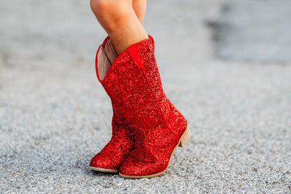 Taylor Glitter Cowgirl Boots
