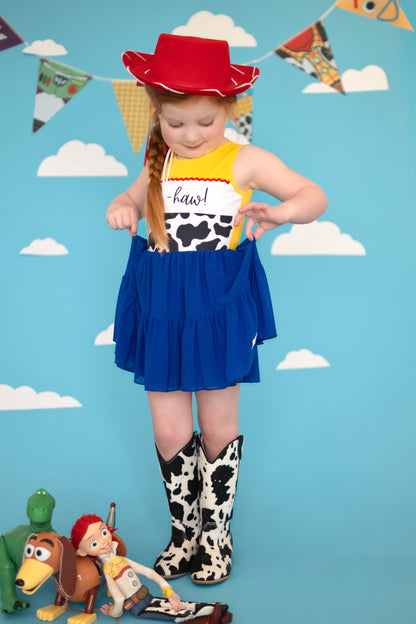Taylor Cowgirl Calf Hair Boots