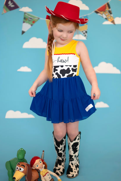Taylor Cowgirl Calf Hair Boots