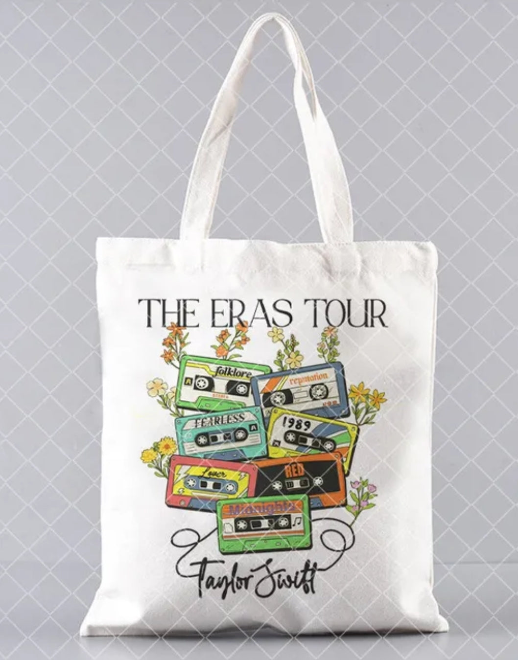 Eras canvas tote bag