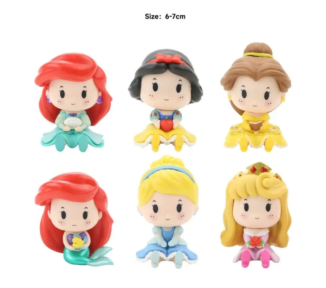 Princess figures set 6