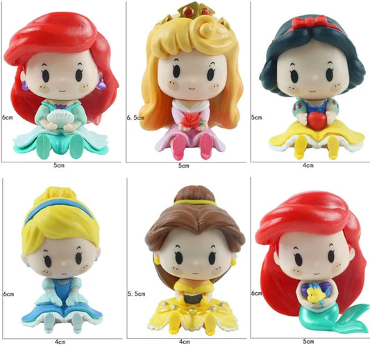 Princess figures set 6