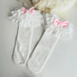 Frilly lace ruffle stockings