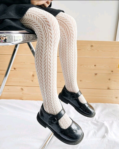 Emma tights white, cream, black pre-order