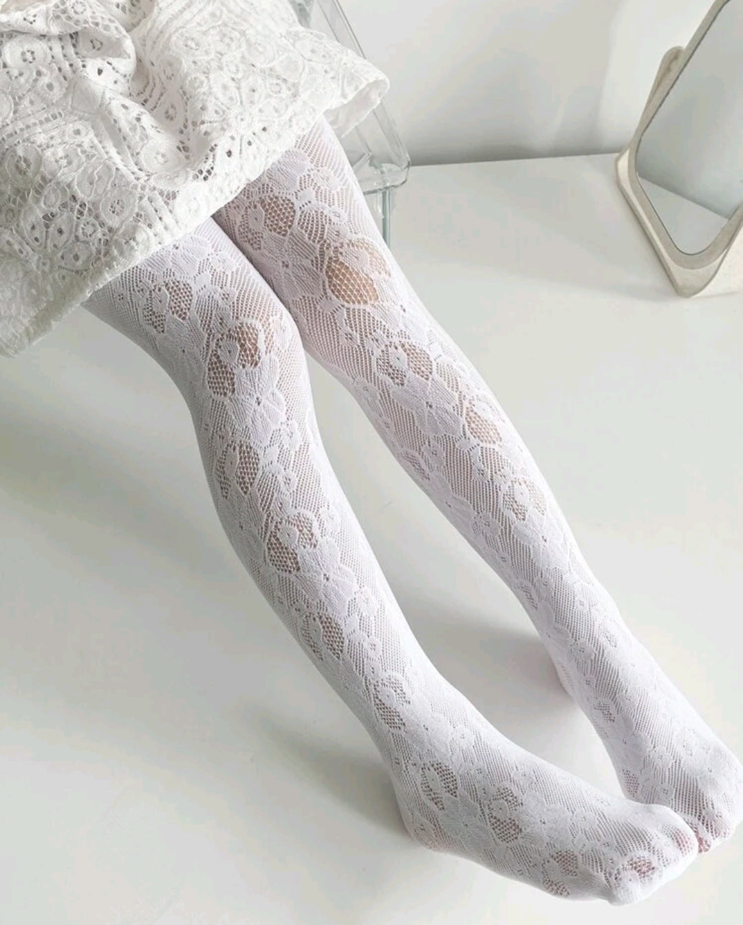 Floral tights