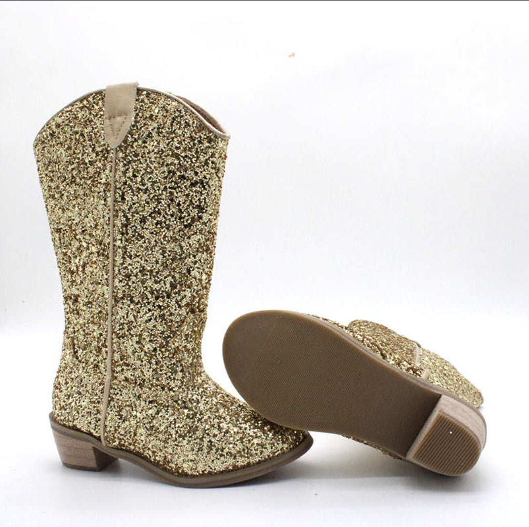 Taylor Glitter Cowgirl Boots