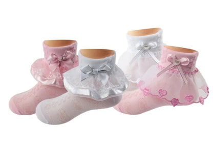 Heart lace Ankle Sock