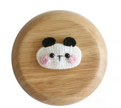 Crochet Animal Hair clips
