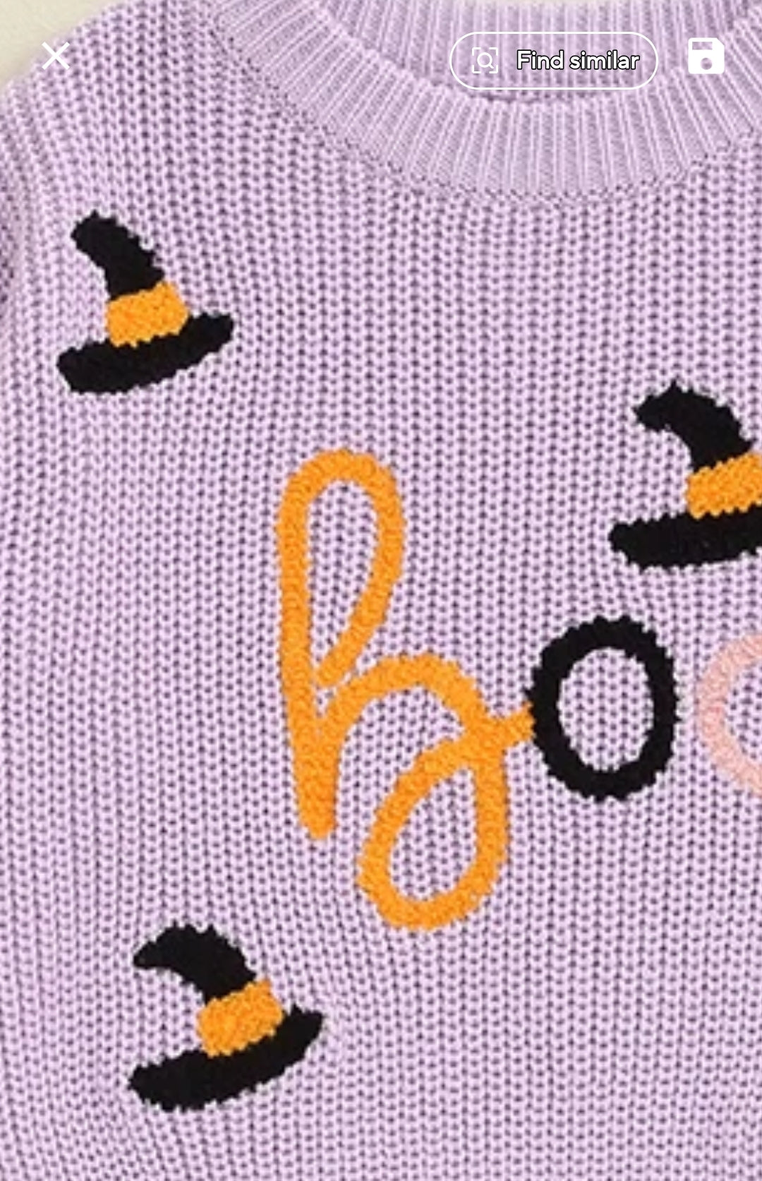 Halloween and fall embroidered sweaters