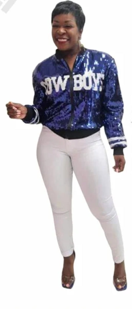 DCC cowboy sequin bling jacket - Adult