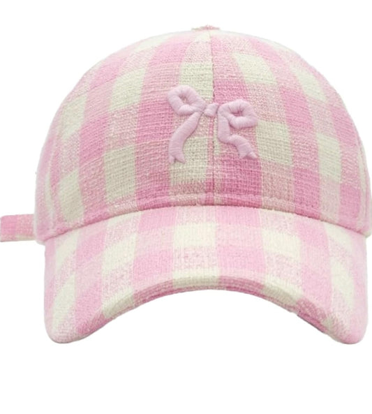 Adult bow hat ball cap