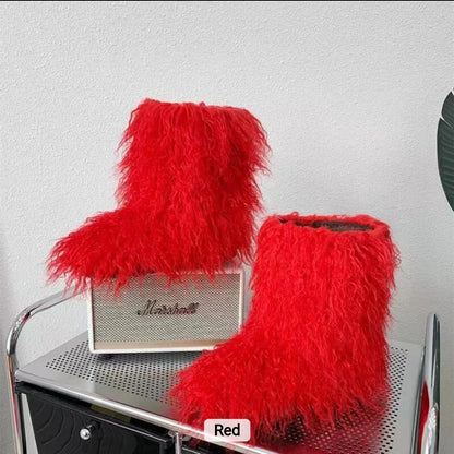 Mean one fur boots - kids and adult