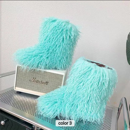 Mean one fur boots - kids and adult