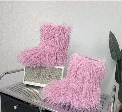 Mean one fur boots - kids and adult