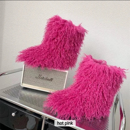 Mean one fur boots - kids and adult