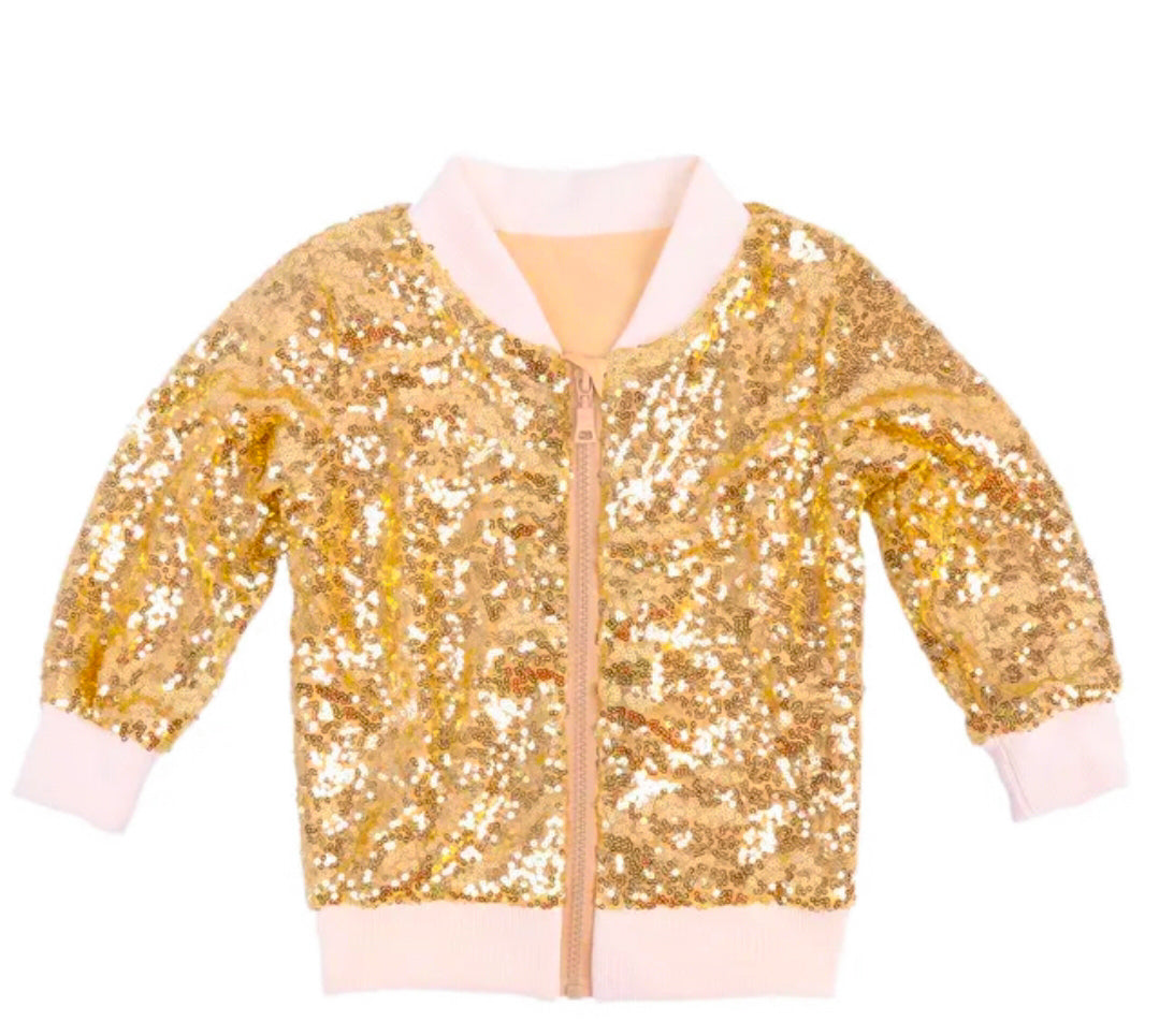 Pop star sequin bling jacket - solid & rainbow