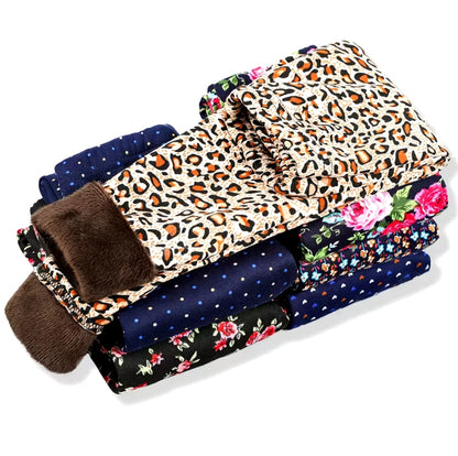 Fleece lined leggings (Prints)