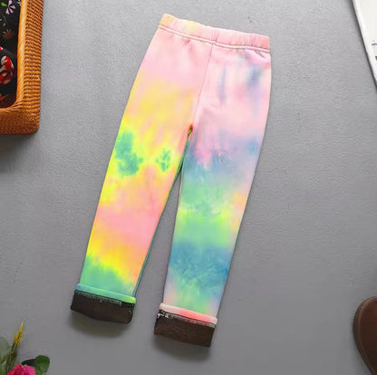 Fleece lined leggings (Prints)