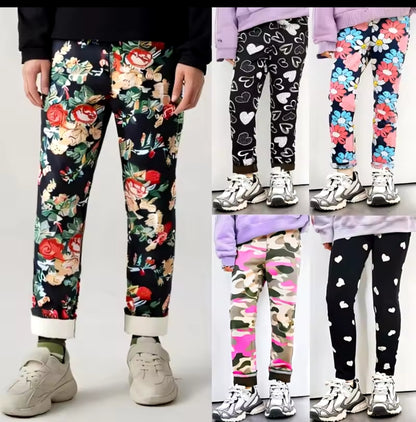 Fleece lined leggings (Prints)