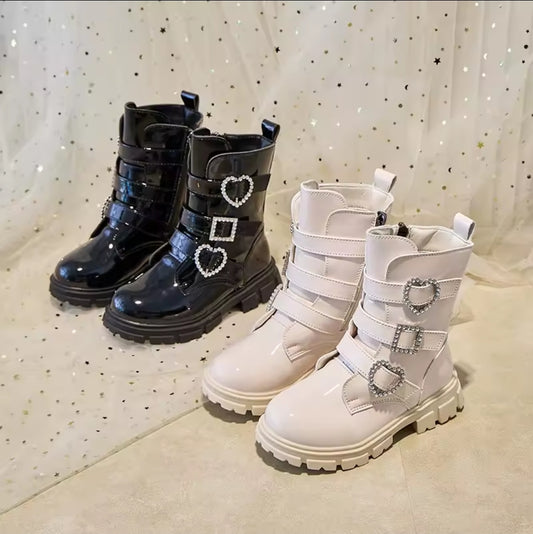 Starlit rebel kpop combat boots