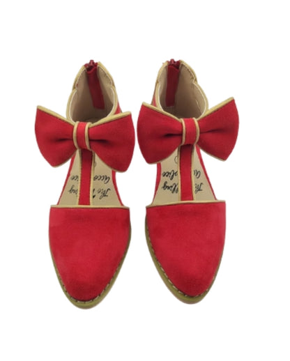 Scarlet sweetheart heels - Ready to ship