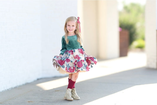 Golden glow glitter boots