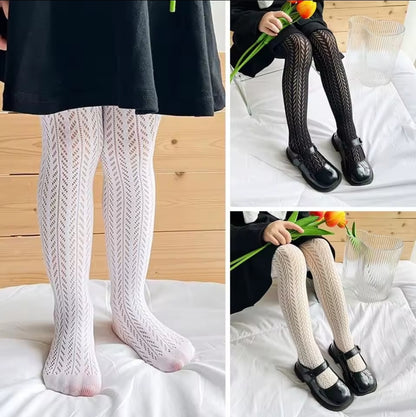 Emma tights white, cream, black pre-order