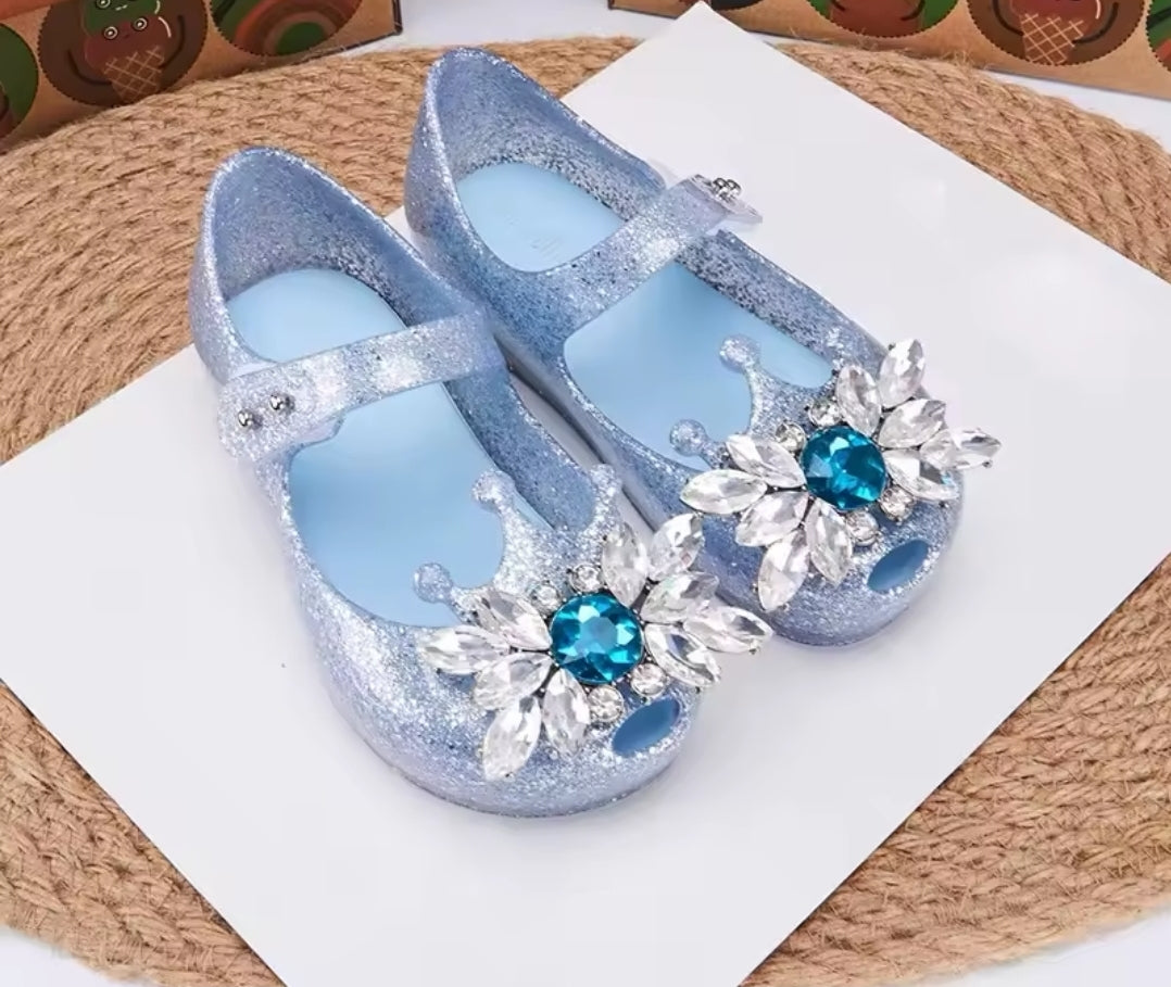 Princess Crown Jewels Jelly Shoes