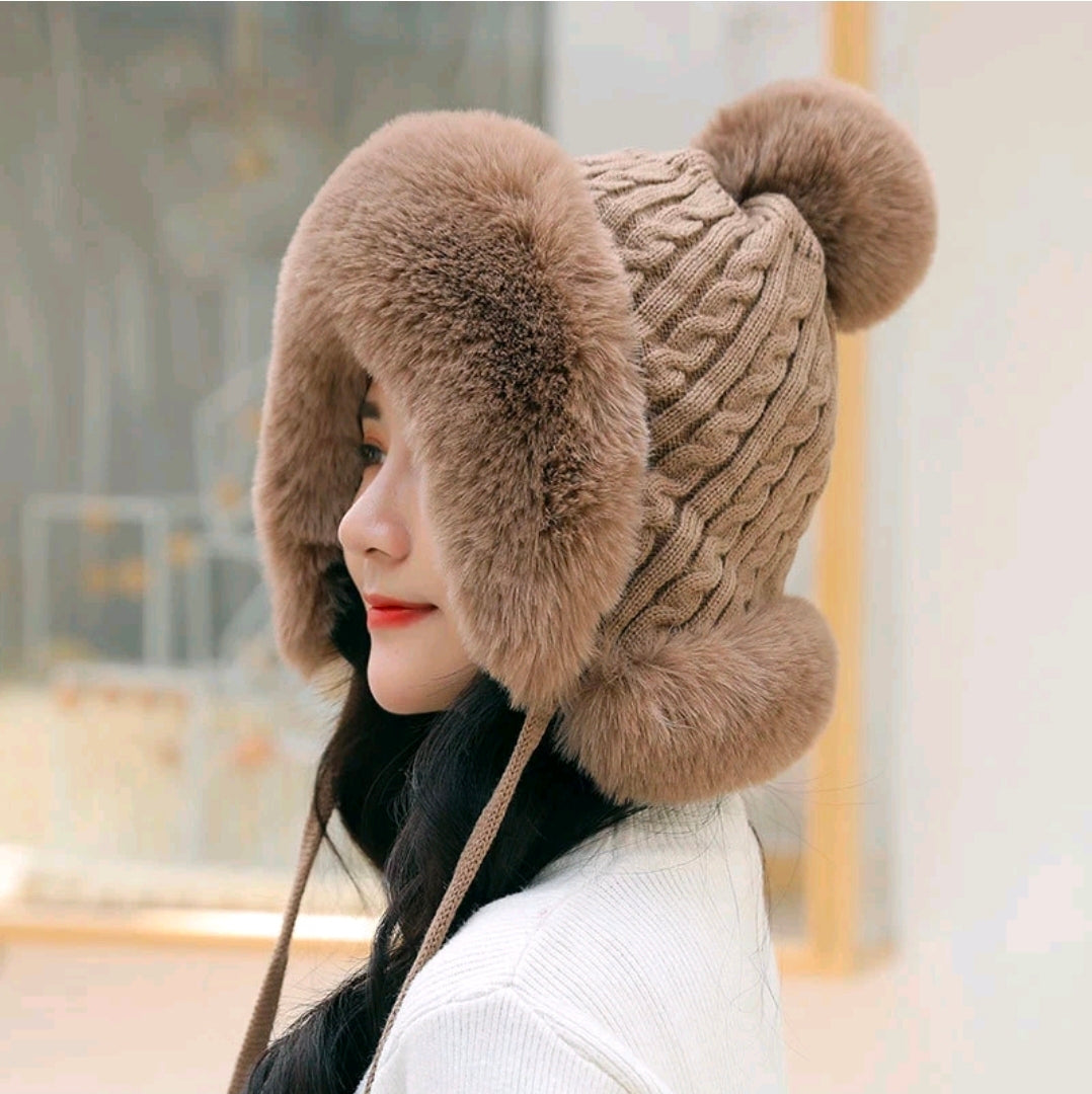 Pom winter hat