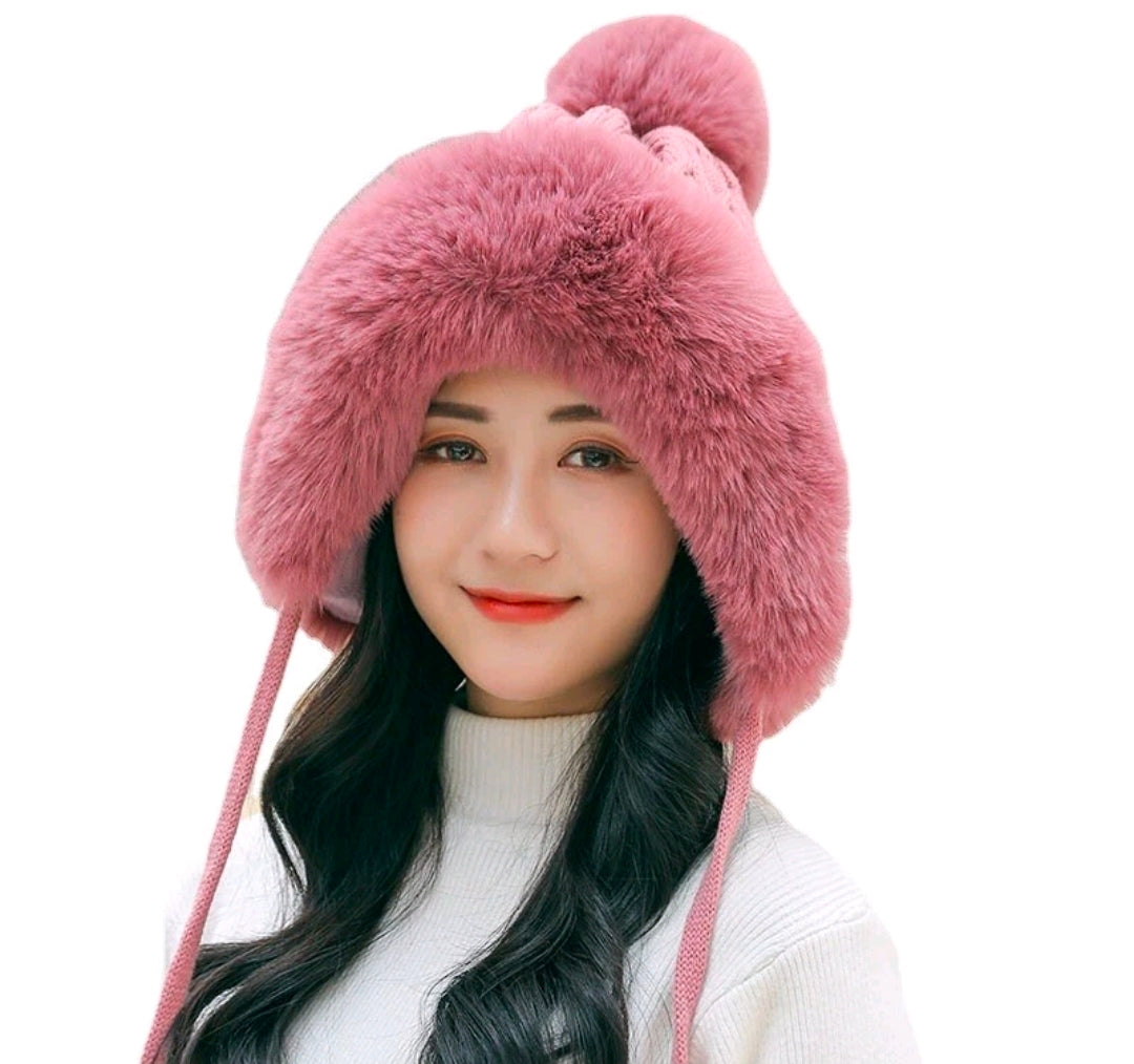 Pom winter hat