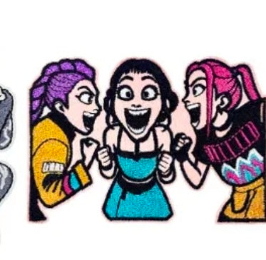 Chenille patches for personalized denim jacket