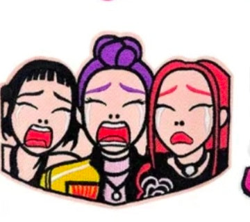 Chenille patches for personalized denim jacket