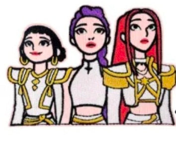 Chenille patches for personalized denim jacket