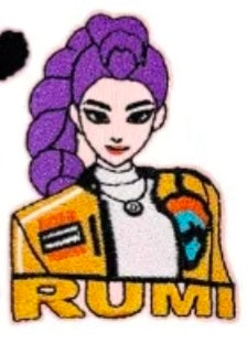 Chenille patches for personalized denim jacket