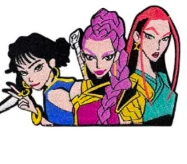 Chenille patches for personalized denim jacket