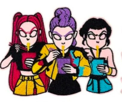 Chenille patches for personalized denim jacket